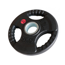 Black rubber plate wholesale fitness equipment